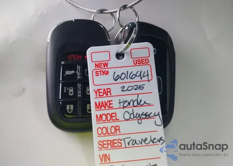 2025 Honda Odyssey Ex-L из США, поврежденный, VIN 5FNRL6H61SB044586